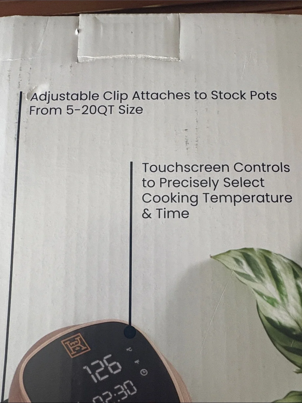 Sous Vide Precision Cooker - Black and Silver
